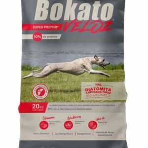 Bokato Veloz High Protein Perro Alto Rendimiento 30% proteína sin trigo sin soya