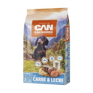 Can Premium Cachorro Carne y Leche Todas las Razas DHA huevo libre pastoreo prebiótico