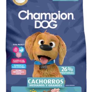 Champion Dog Cachorro Sabor Carne y Pollo Razas Medianas y Grandes Total Protect FAVET