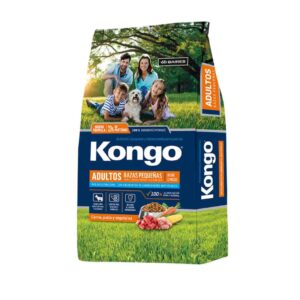Kongo Adulto Perro Razas Pequeñas alimento natural sin colorantes carne vacuna pollo