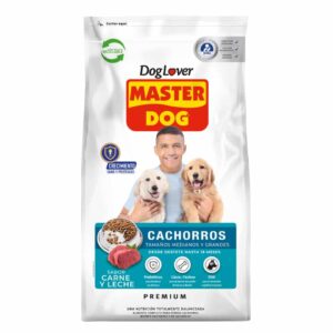 Master Dog Cachorro Razas Medianas y Grandes DHA prebióticos leche en polvo fabricado Chile