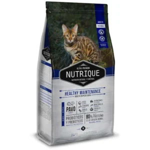 Nutrique Young Adult Cat Gato Adulto Vitality Complex pavo cerdo ultra premium