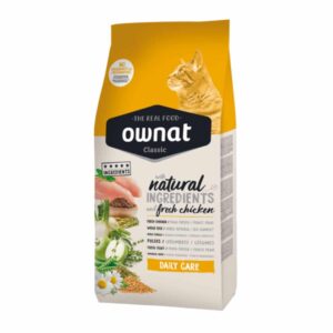 Ownat Classic Daily Care para Gato Adulto pollo fresco sin conservantes ingredientes naturales