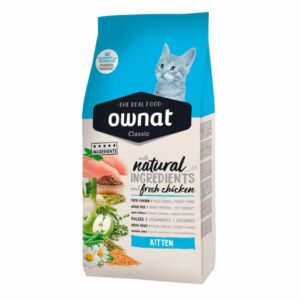 Ownat Classic Kitten para Gatito pollo fresco huevo sin conservantes crecimiento