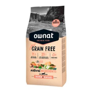 Ownat GF Just Salmón Seafood Perro Adulto Sin Cereales Grain Free premium