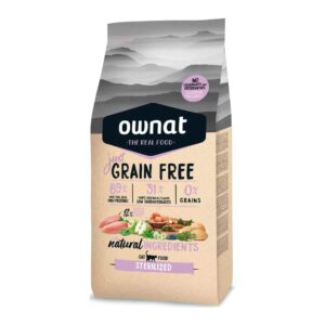 Ownat Just Grain Free Sterilized para Gato Esterilizado sin cereales 42% proteína control peso