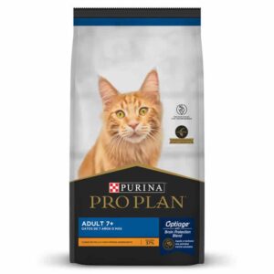 Pro Plan Adult 7+ Gato Senior OptiAge Brain Protection Blend longevis envejecimiento