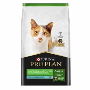 Pro Plan Sensitive Skin and Stomach Gato Adulto OptiDual pavo probióticos piel estómago sensible
