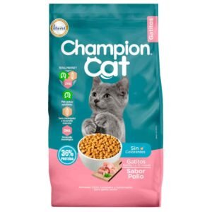 Champion Cat Gatitos Sabor Pollo Total Protect DHA cerebro calcio huesos taurina corazón