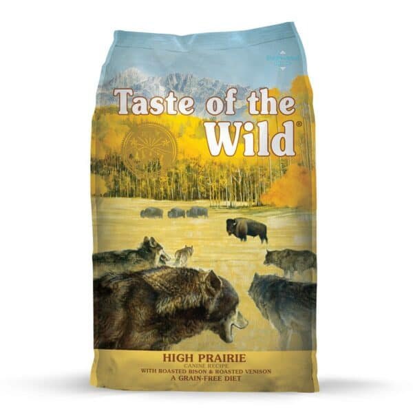 Taste of the Wild High Prairie Canine Perro adulto bisonte venado sin cereales grain free