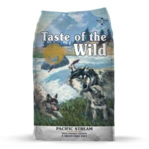 Taste of the Wild Pacific Stream Puppy Perro salmón sin cereales DHA probióticos cachorro