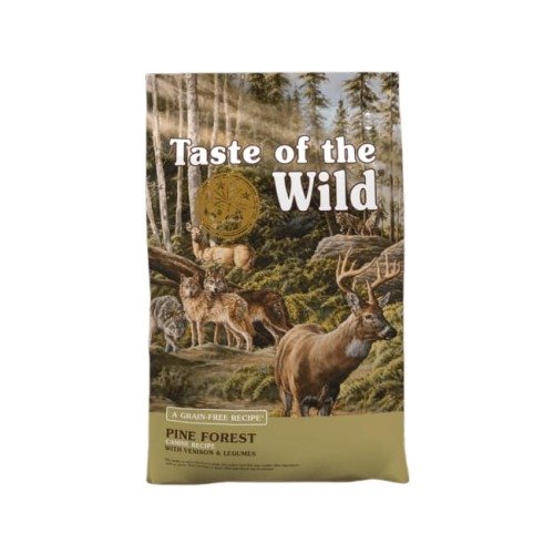 Taste of the Wild Pine Forest Perro venado cordero sin cereales todas las etapas DHA
