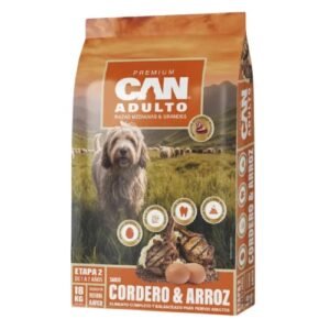 Can Adulto Cordero Perro Adulto Todas las Razas huevo gallina libre linaza antioxidante pepa uva