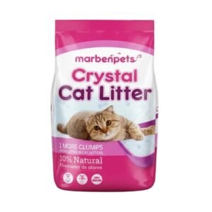 Crystal Cat Litter Arena de Sílice para Gatos cristales control olores sin polvo 30 días