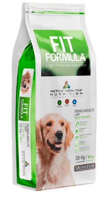 Fit Formula Premium Adulto Light Perro con Sobrepeso L-carnitina bajo grasa omega 3 active healthy
