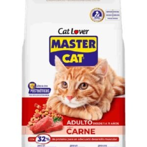 Master Cat Adulto Carne Gato Adulto bolas pelo omega 3 taurina equilibrio urinario