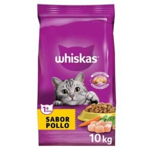 Whiskas Adultos Pollo Gato Adulto fibras múltiples prebióticos omega 6 tracto urinario